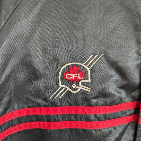 Vintage Ottawa Rough Riders Adjac CFL Varsity Bomber Satin Jacket Fits Medium - Picture 5 of 10